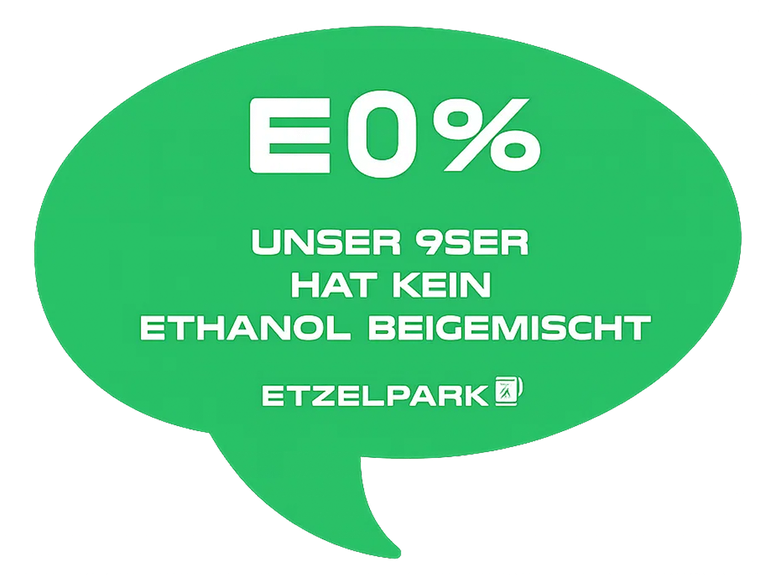 E0%: unser 9ser hat kein Ethanol beigemischt